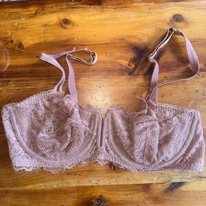 NWOT Auden Lace Bralette in Blush Pink Sz 36C